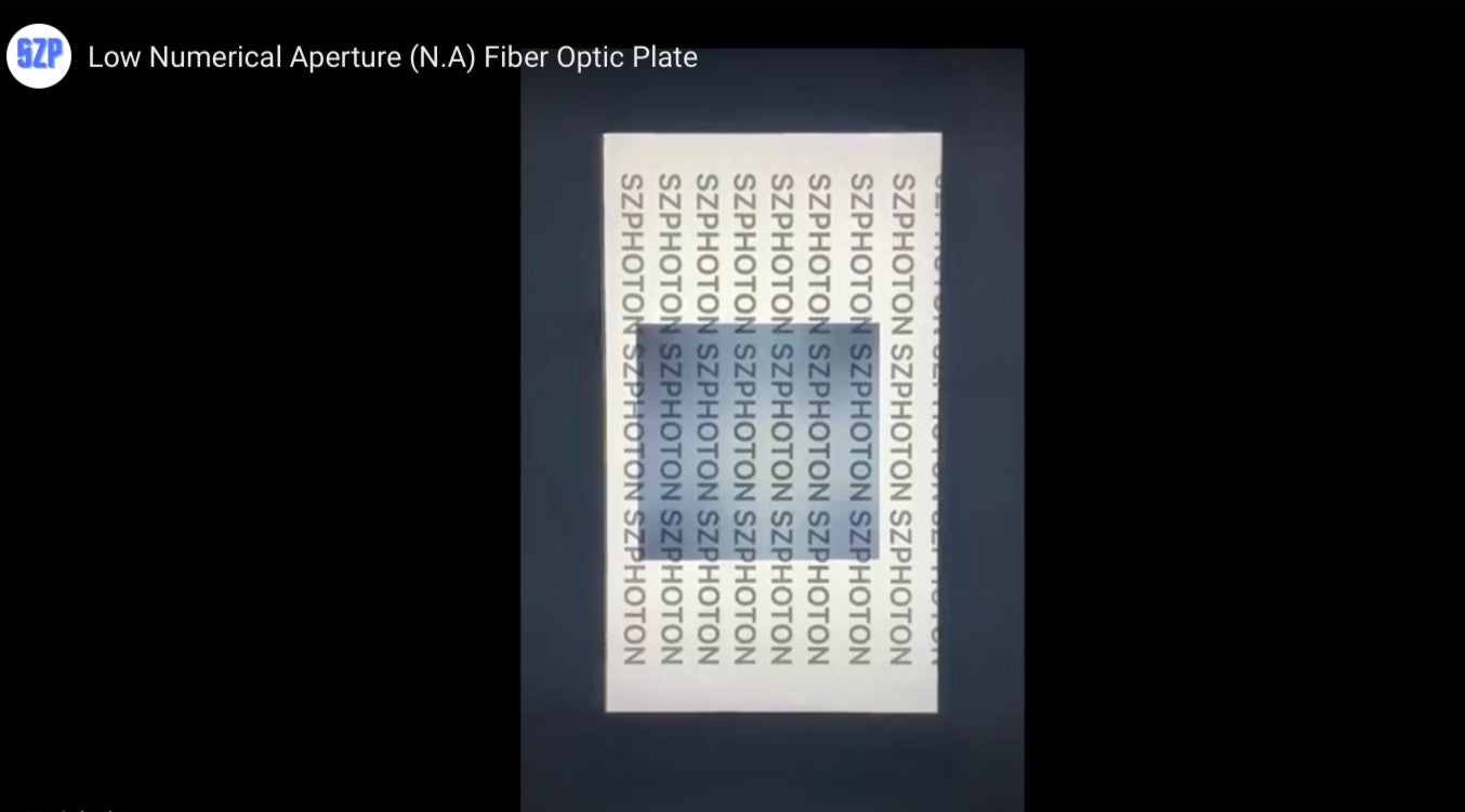 Load video: low N.A Fiber Optic Plate