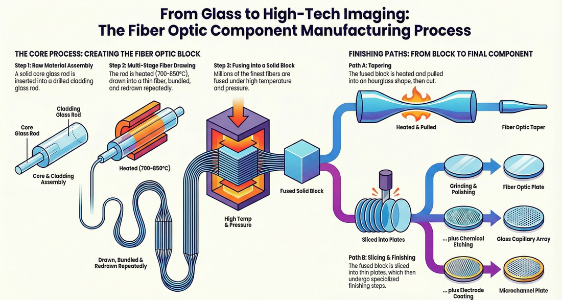 Manufacturing of Imaging Fiber Optic Components