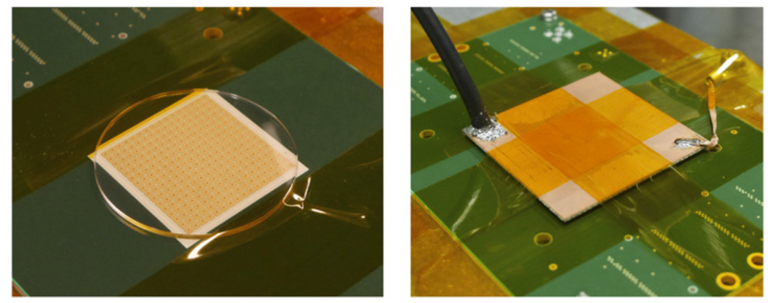 Picosecond imaging at high spatial resolution using TOFPET2 AISC v2d and microchannel plate detector