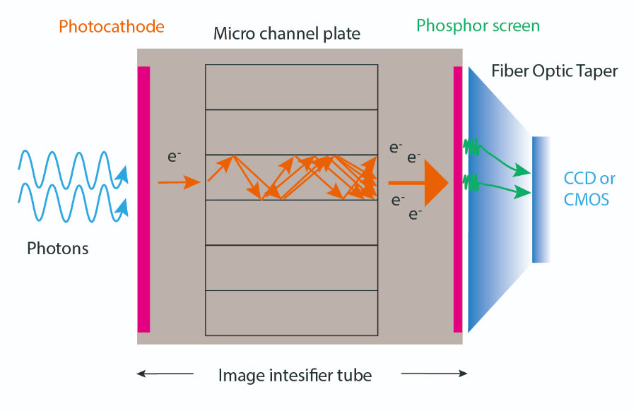MCP used in Image Intensifier along with FOT